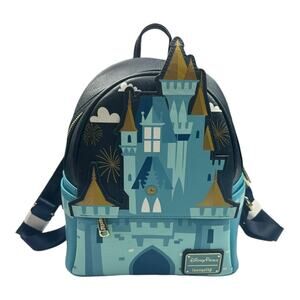 Loungefly Disney Parks Rare Cinderella Castle Mini Backpack